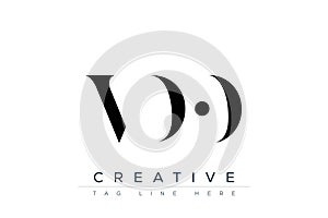 VDO abstract letter logo design