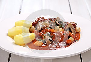 Veal marengo