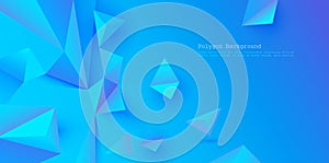 Vector 3D Geometric, Polygon, Line, Triangle pattern shape for wallpaper or background. Illustration low poly, polygonal design