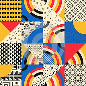 vector abstract background bauhaus