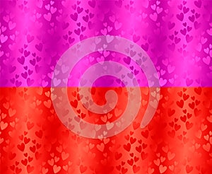 Vector abstract background with hearts.