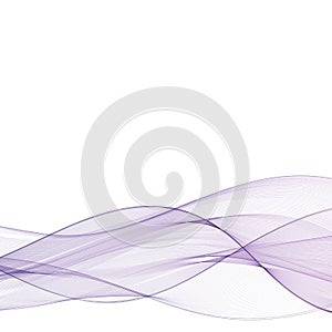 Vector abstract background. Light blue wave on white background.