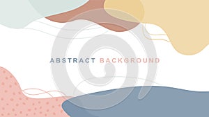 Vector abstract background with modern shapes.