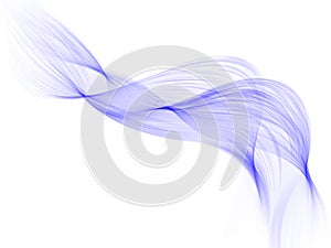 Vector abstract background with soft blue waves. Background for presentation, booklet, leaflet.