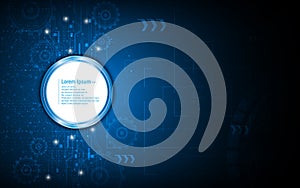 Vector abstract background tech innovation template design