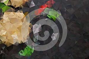 vector abstract background of triangles