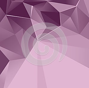 Vector violet background with triangles
