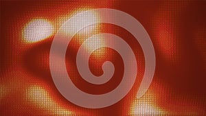 Vector abstract big data visualization. Orange glowing data