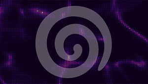 Vector abstract big data visualization. Violet glowing data
