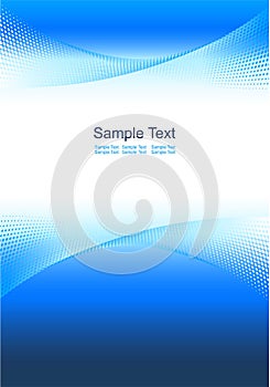 Vector abstract blue background