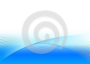 Vector abstract blue background