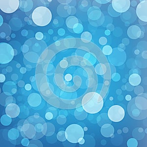 Vector abstract blue sky background with blur bokeh light effect. eps 10