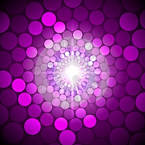 Vector abstract bright background with circles