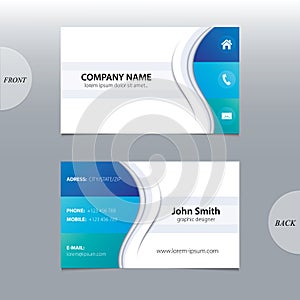 Vector abstract business cards.