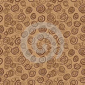 Vector abstract chocolate pattern - seamless backg