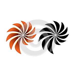 Vector abstract circle swirl logo design elements, Vector design elements for your company logo,