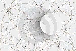 Vector abstract circles