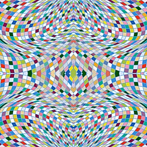 Vector abstract color grid pattern.