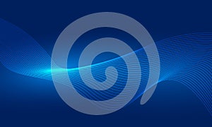 Vector Abstract Color Waves Design Element Background