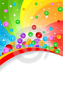 Vector abstract colorful background