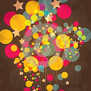 Vector abstract colorful background