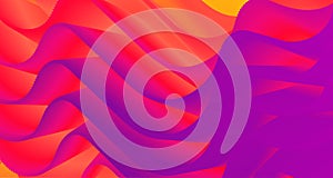 Vector abstract colorful flowing wave lines background. Design element for presentation. website template