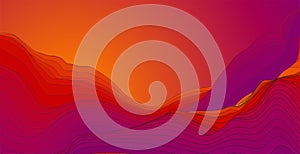 Vector abstract colorful flowing wave lines background. Design element for presentation. website template