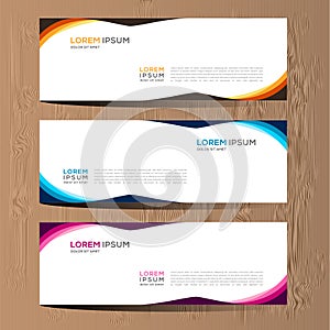 Vector abstract design for banner web template and background. Modern vector design eps 10