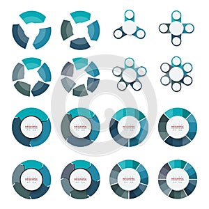 Vector abstract element infographics bundle option. Design for b