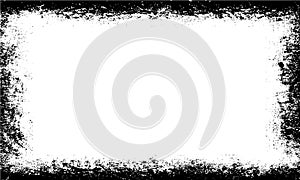 Vector Abstract Frame In Grunge Style photo
