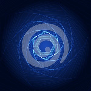 Vector Abstract futuristic high speed, Illustration high digital technology blue color