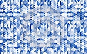 Vector Abstract Geometric Blue and White Triangles and Rhombuses Texture Background