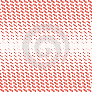 Vector abstract geometric halftone seamless pattern with diagonal dash lines