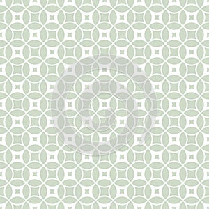 Vector abstract geometric seamless pattern with rounded grid, net, mesh, lattice