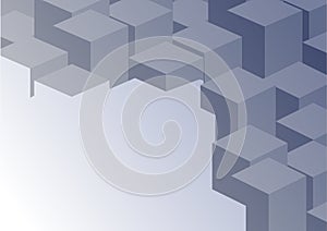 Vector Abstract geometric shape 3D background photo