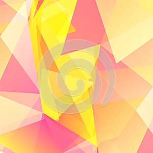 Vector abstract geometric triangular background.