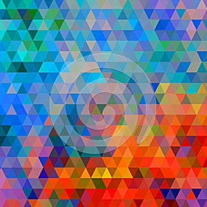 Vector Abstract Geometric Triangular Background.