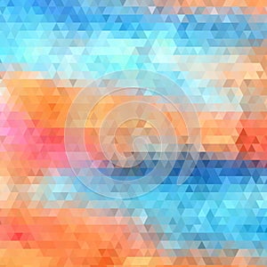 Vector Abstract Geometric Triangular Background.