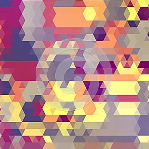 Vector Abstract Geometric Triangular Background.