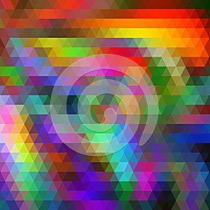 Vector Abstract Geometric Triangular Background.