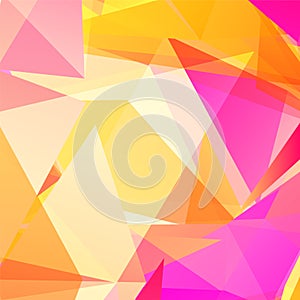 Vector abstract geometric triangular background
