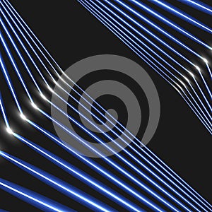 Vector abstract geometrical design on dark background