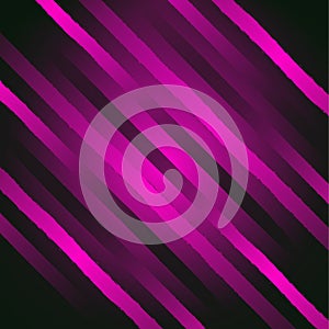 Vector abstract glamour background with diagonal lines and strips. Shiny violet backdrop.
