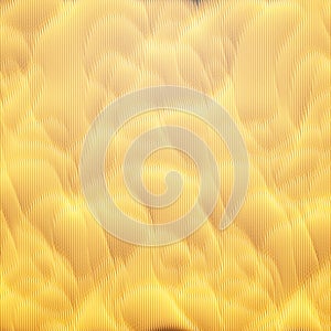 Vector abstract glowing point noise orange background. Array of glowing points in form of distorted surface.