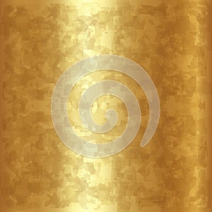 Vector abstract gold metallic background