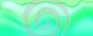 Vector abstract gradient green background. Colorful halftone smoke, smooth green bright gradient wave fon. Modern blur back.