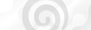 Abstract white Geometric banner design background.