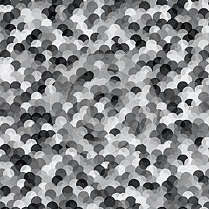 Vector abstract grayscale colorless overlap watercolor effect seamless pattern