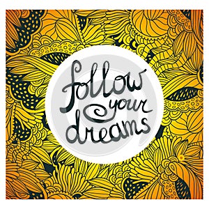 Vector abstract hand drawn background, illustration.