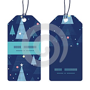 Vector abstract holiday christmas trees vertical